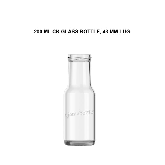 200 ml CK Glass Bottle 43 mm Lug Neck
