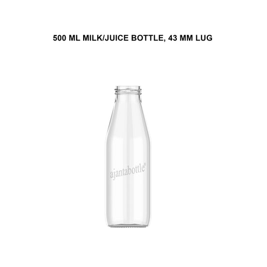 500ml Ajanta Glass bottle (Round)
