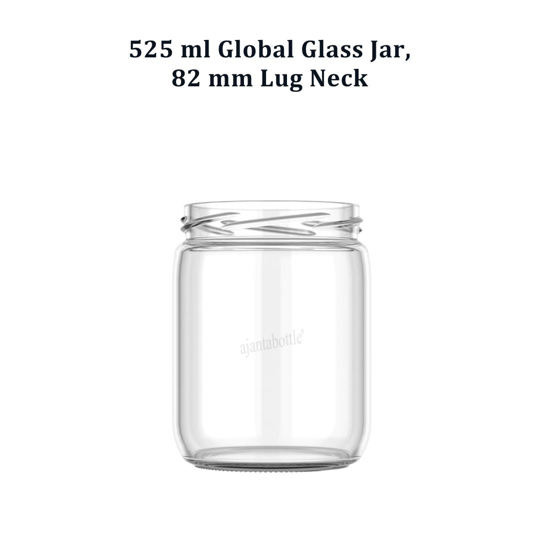 525 ml Global Glass Jar