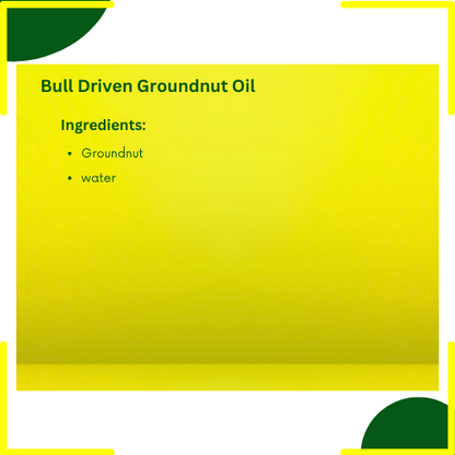 ఎద్దు గానుగ వేరుశనగ నూనె | Bull Driven Groundnut Oil