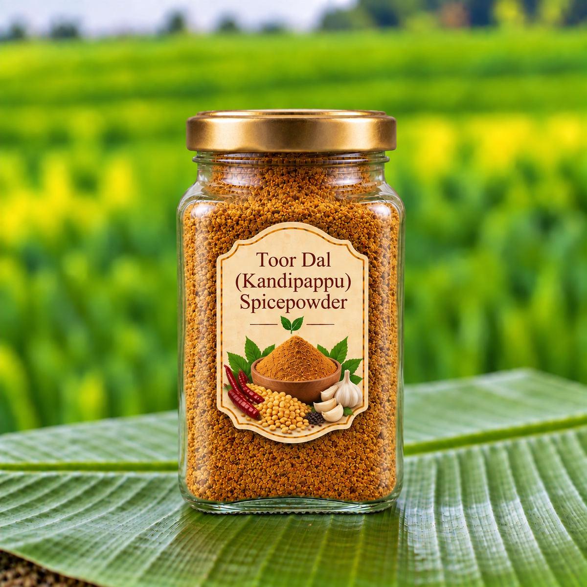 దంచిన కంది కారం పొడి |Toor dal Spice Powder