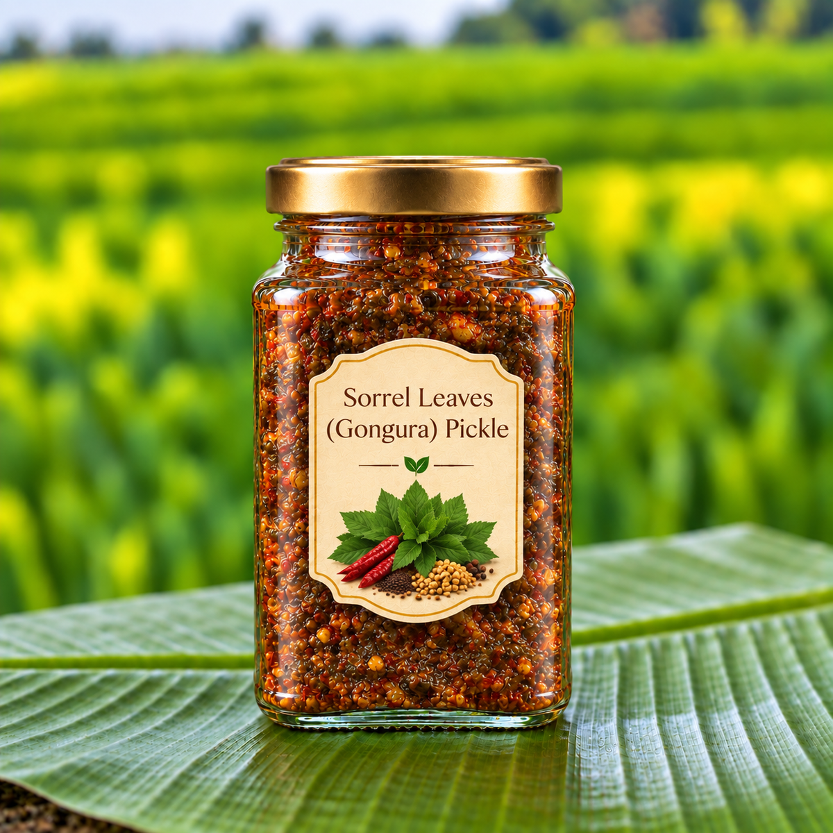 గోంగూర రోటి పచ్చడి | Traditional Stone Grinded Sorrel Leaves Pickle