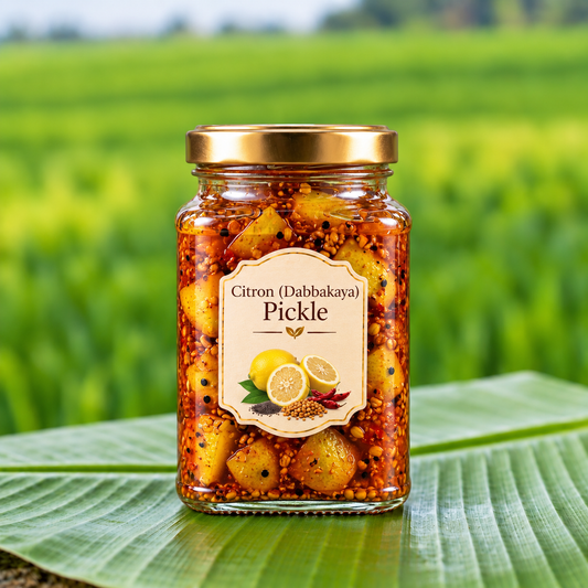 దబ్బకాయ రోటి పచ్చడి | Traditional Stone Grinded Citron Pickle