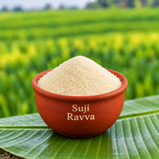 తిరగలి గోధుమ రవ్వ | Traditional Stone Grinded Wheat / Suji Ravva