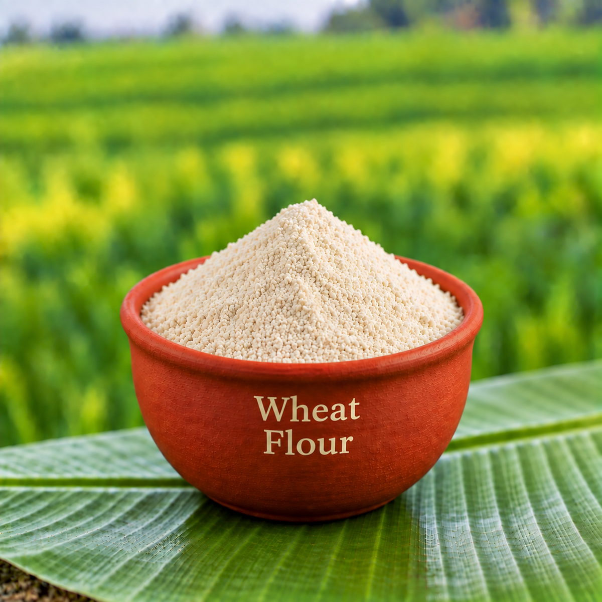 దంచిన గోధుమ పిండి | Stone Mortar Wheat Flour