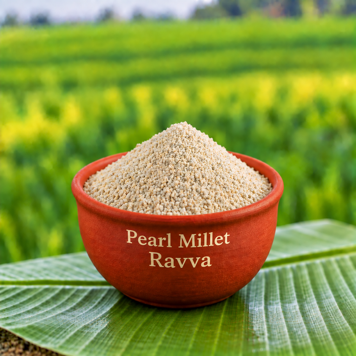 తిరగలి సజ్జలు (గంటెలు) రవ్వ | Stone Grinded pearl millet Ravva