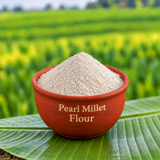 తిరగలి సజ్జలు (గంటెలు)  పిండి | Stone Grinded pearl millet Flour