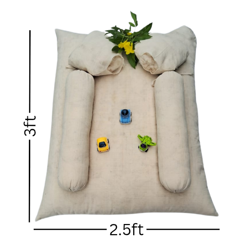 బూరుగు దూది పరుపు పొందూరు ఖద్దరు వస్త్రంతో | Natural Kapok mattress using Ponduru khaddar cotton cloth